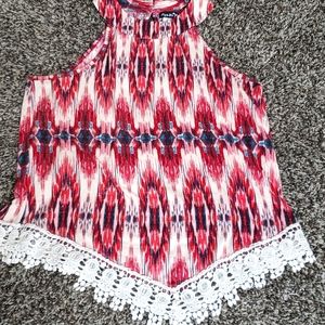 Fig and Blu Bohemian Style Tank